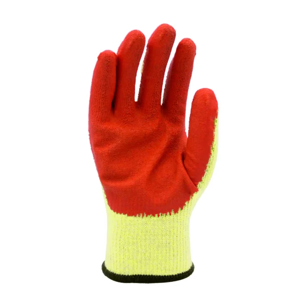 Orange Latex Grip Gloves