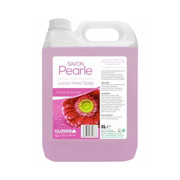 Savon Pink Pearle Hand Soap 5Ltr