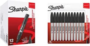 Sharpie Markers Black (12)