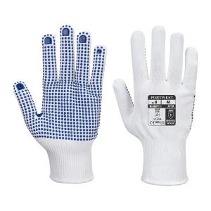 Polka Dot Gloves A110 White/Blue