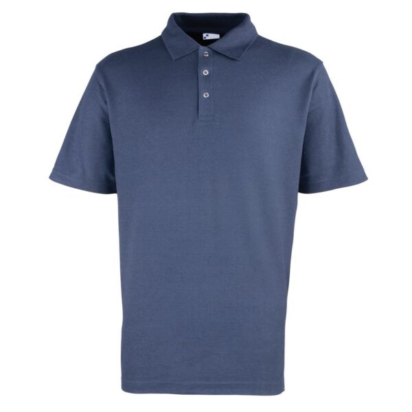 PR610 Premier Stud Pique Polo Shirt Navy